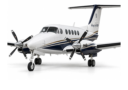 Beechcraft king air 100 served by Buell aerogroup