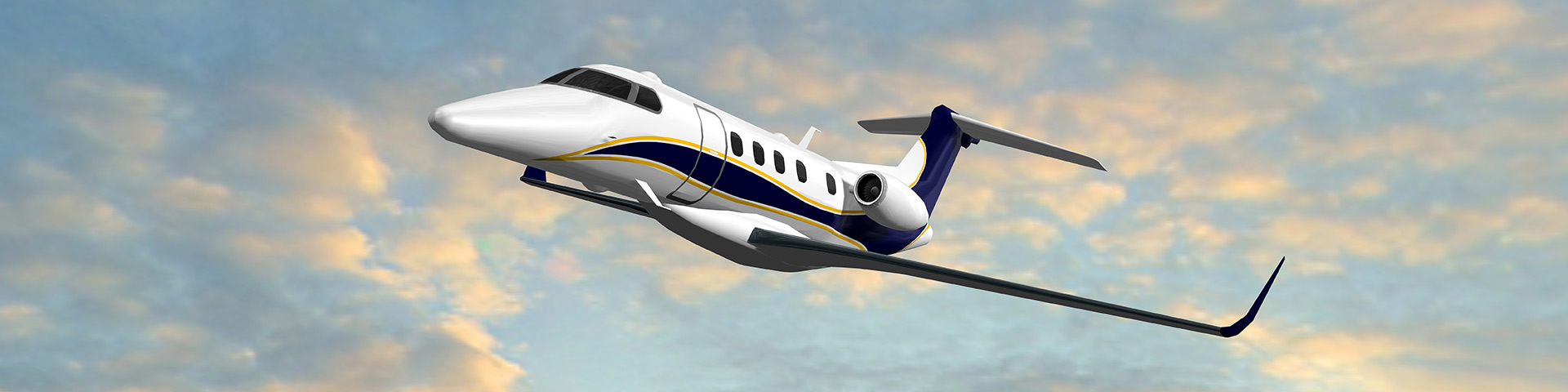 executive jet airborne