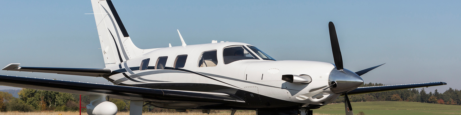 private plane on tarmac