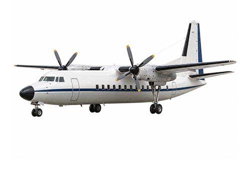 Fairchild-fokker f27j served by Buell aerogroup